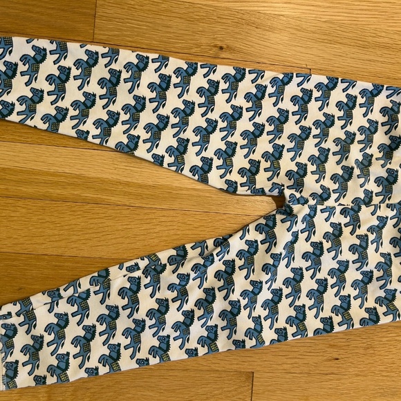 ROLLER RABBIT LIGHTLY USED BLUE HORSE SIZE 6 PAJAMAS - Picture 5 of 5